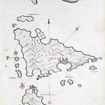 Islario sobre Ibiza de Antonio Millo, 1582.