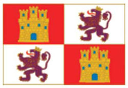 Bandera de la Corona de Castilla y León.