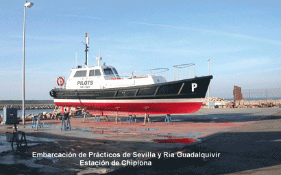 Embarcación de Prácticos de Sevilla y Ría del Guadalquivir.