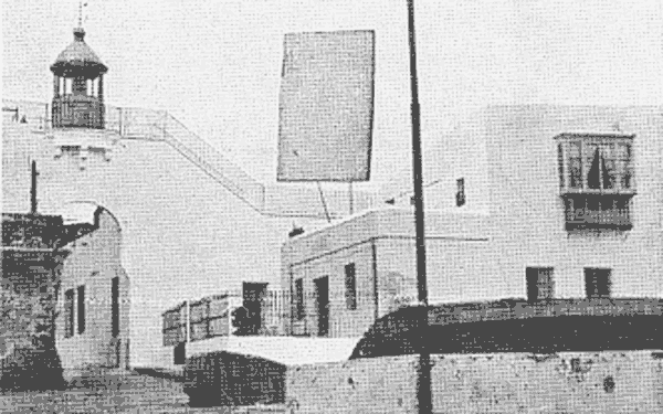 Aspecto del segundo faro de Rota en el año 1933.