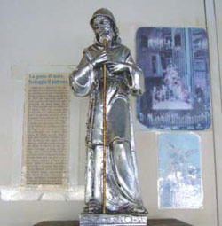 S. Francisco de Paola en un frigorífico italiano.