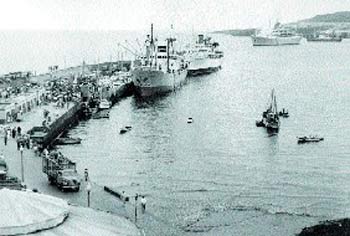 Puerto de S. C. de La Palma, 1960.