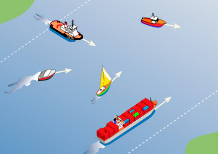 Los abordajes en la mar