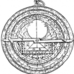 Astrolabio de la época.
