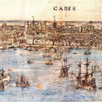 Cádiz 1567, por Antón Vanden Wyngaerde.