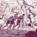 Fenicios arribando a puerto