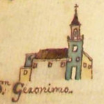 Monasterio de San Jeronimo, detalle plano cargaderos Guadalquirvir. 
